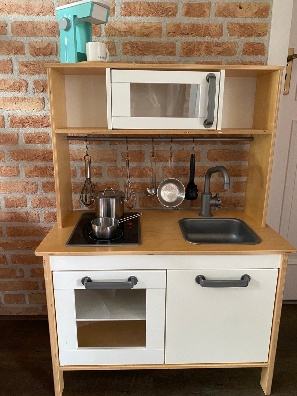 Ikea speelkeuken met (houten) toebehoren, Ophalen, Gebruikt, Hout, Speelkeuken