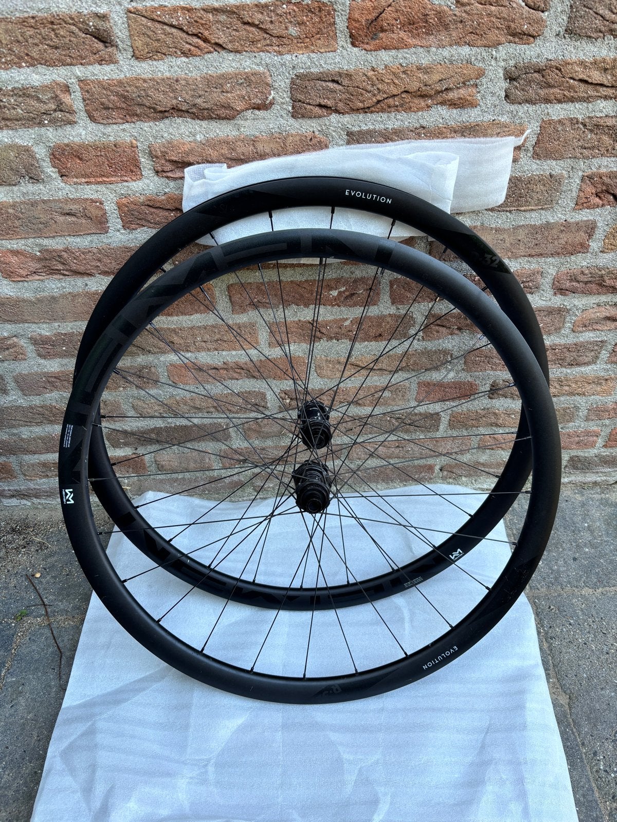 Newmen Evolution R.32 wielen (XDR), Fietsen en Brommers, Fietsonderdelen, Zo goed als nieuw, Aluminium, Racefiets, Ophalen