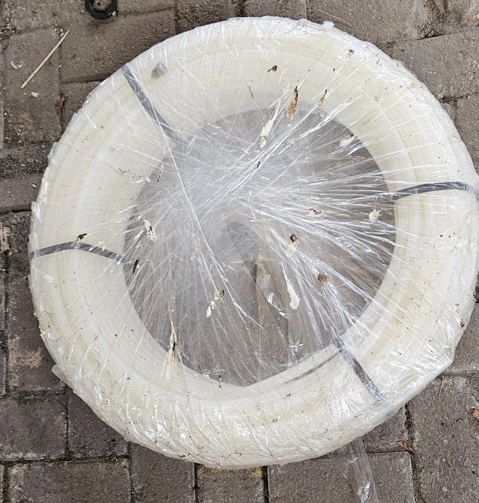 Vloerverwarming buis, Ophalen