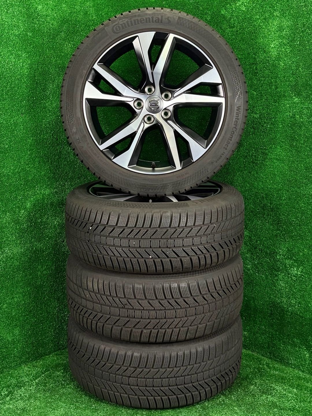 Orig. 18 inch Volvo R-Design velgen winterbanden V60 S60, Auto-onderdelen, 18 inch, Gebruikt, -, -