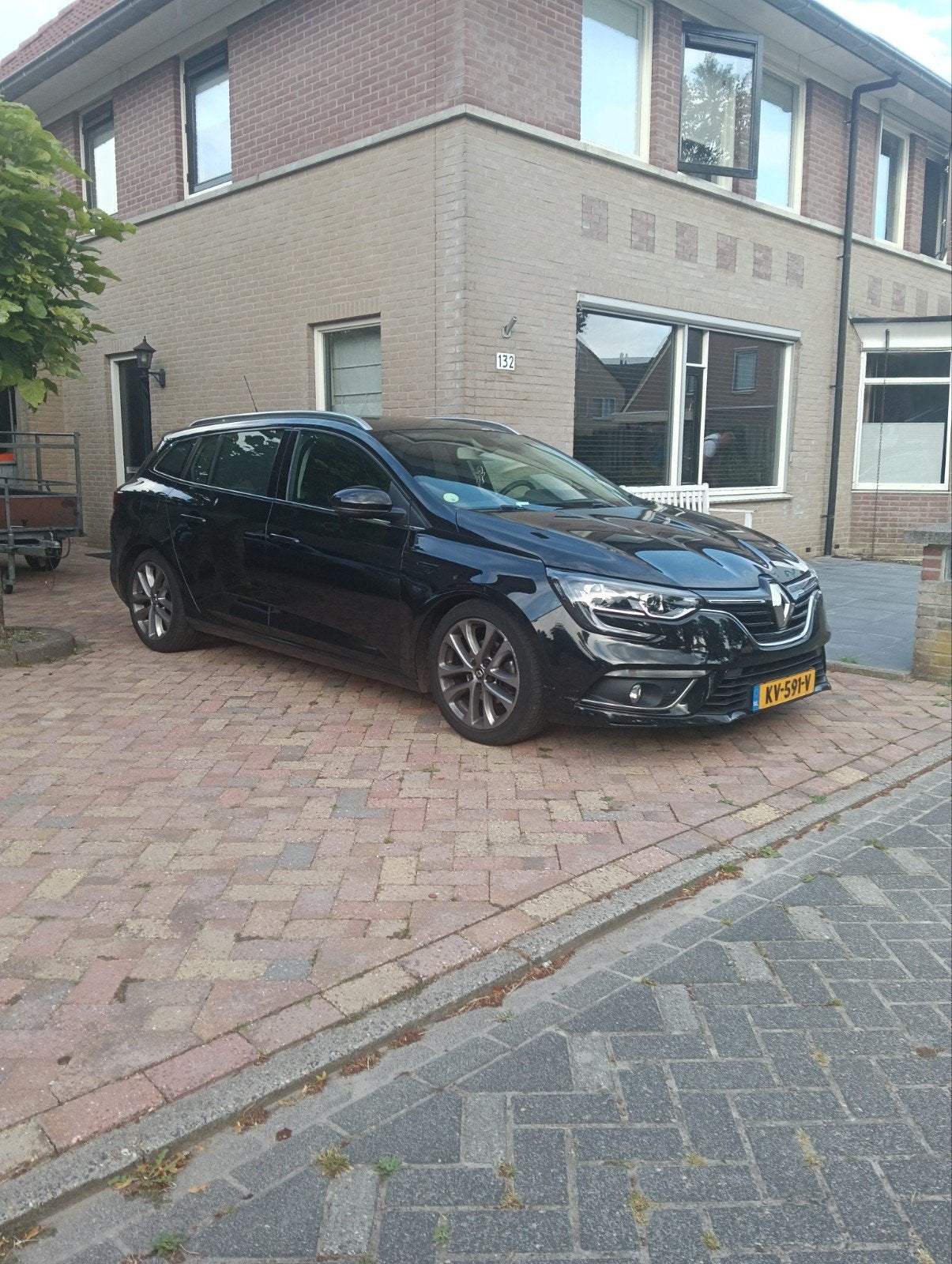 Renault Mégane 1.5 DCI 81KW Estate 2016 Zwart, Auto's, Renault, Voorwielaandrijving, 1800 kg, 4 cilinders, Leder en Stof