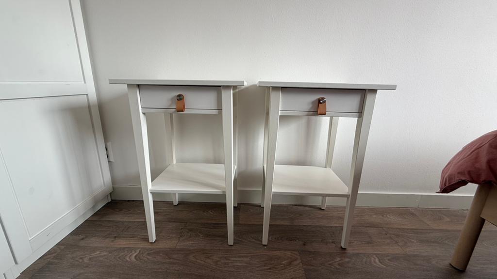 HEMNES NACHTKASTJES, Nieuw, Ophalen of Verzenden, 45 tot 65 cm, 70 cm of meer