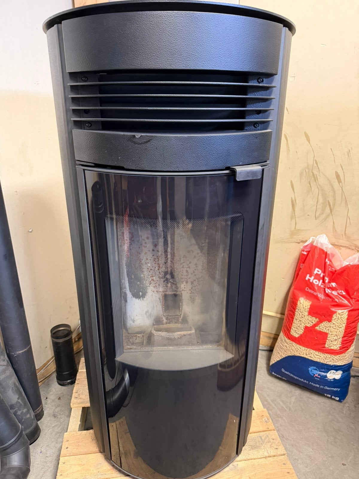 Pelletkachel, Huis en Inrichting, Kachels, Gebruikt, Pelletkachel, Overige brandstoffen, Ophalen
