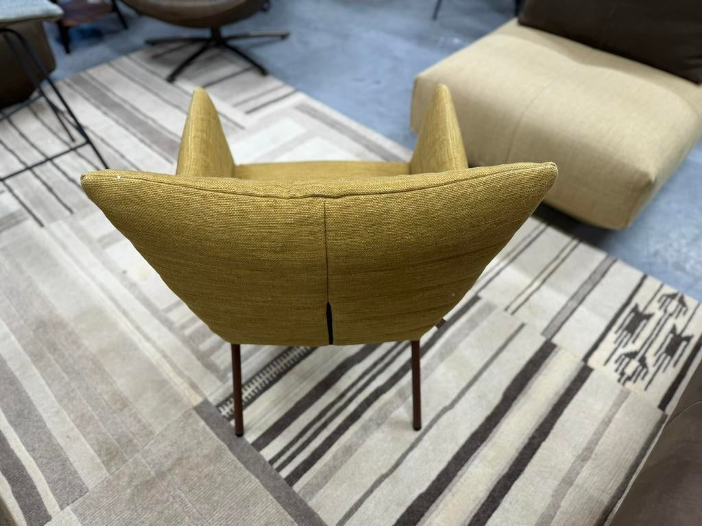 Nieuw Label Vandenberg Cocoon Fauteuil Berbero Stof Stoel, Nieuw, 75 tot 100 cm, Ophalen of Verzenden, Stof