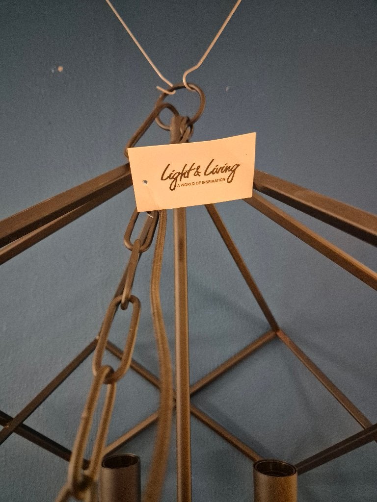 Hanglamp light&living drizella 3 x, Gebruukt Gerei, Nieuw, Info@gebruuktgerei.nl, Metaal