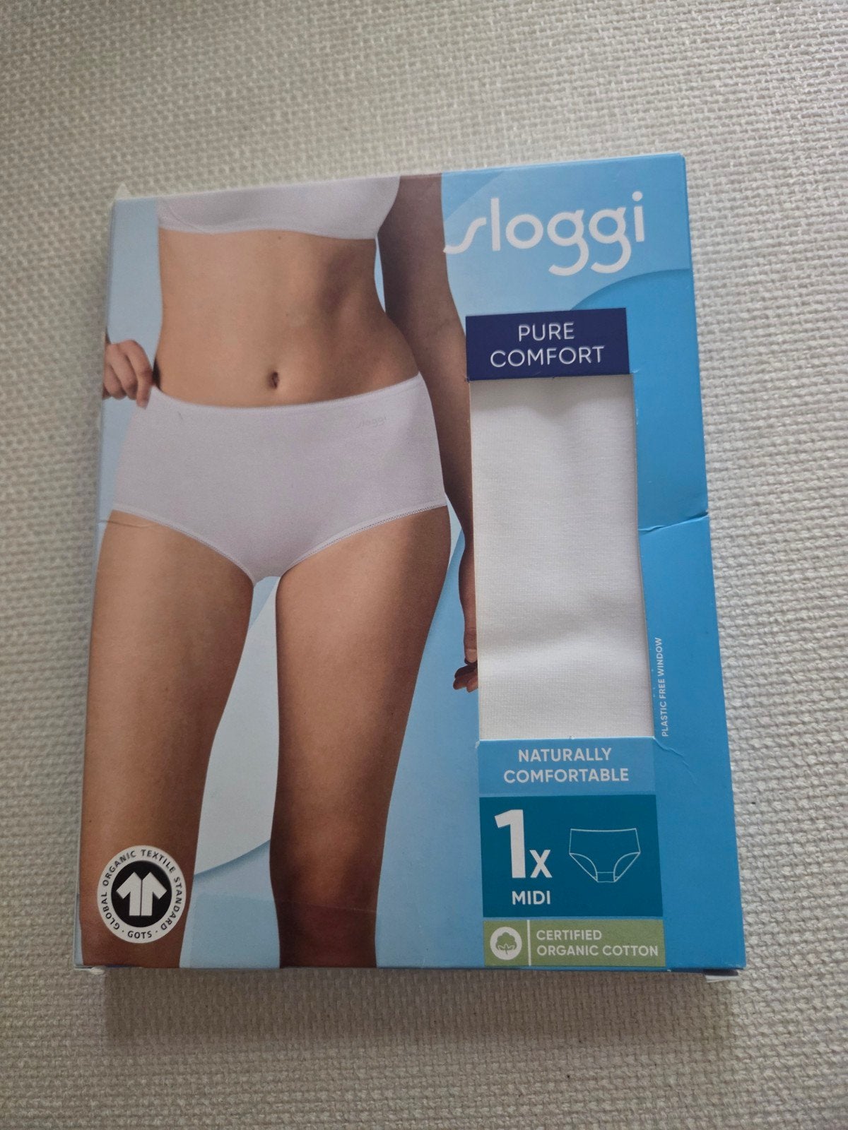 Sloggi - midi brief, Kleding | Dames, Ondergoed en Lingerie, Sloggi, Ophalen of Verzenden, Wit, Slip
