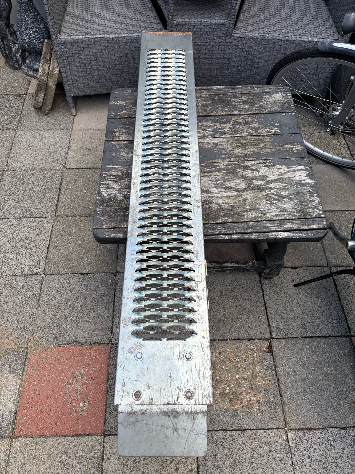 Oprijplaat voor scooters, motoren en meer, Ophalen, Gebruikt