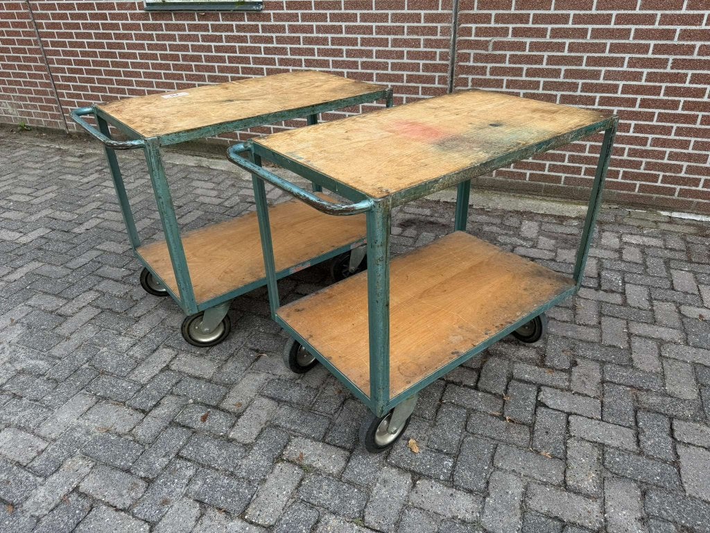Overtoom Etagewagen, Magazijnwagen, Transportkar, rolkar, Niet ingevuld, Gebruikt, Transportkar, Niet ingevuld