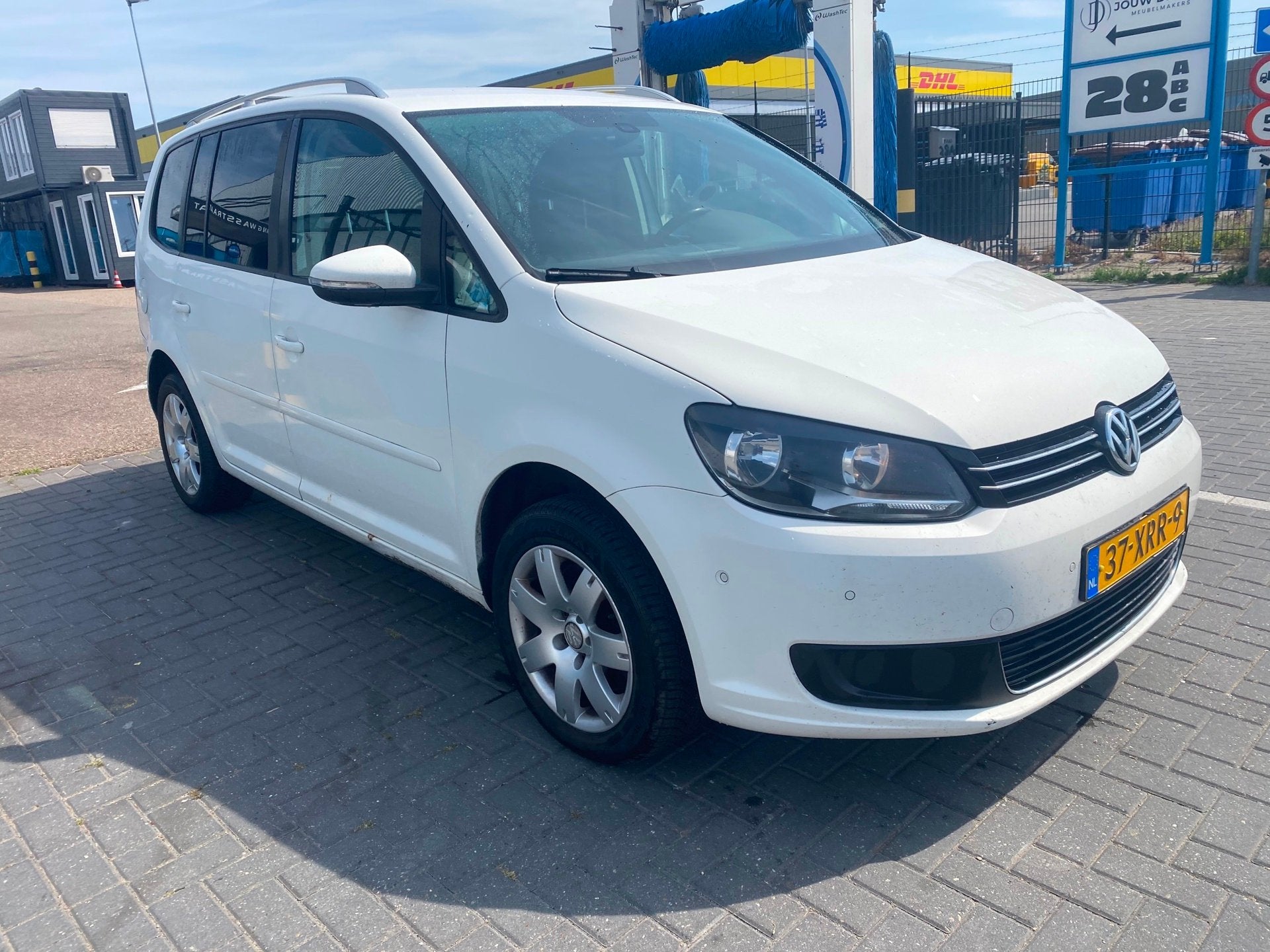 Volkswagen Touran 2.0 TDI Comfortline BlueMotion, Auto's, Euro 5, 4 cilinders, Wit, Origineel Nederlands