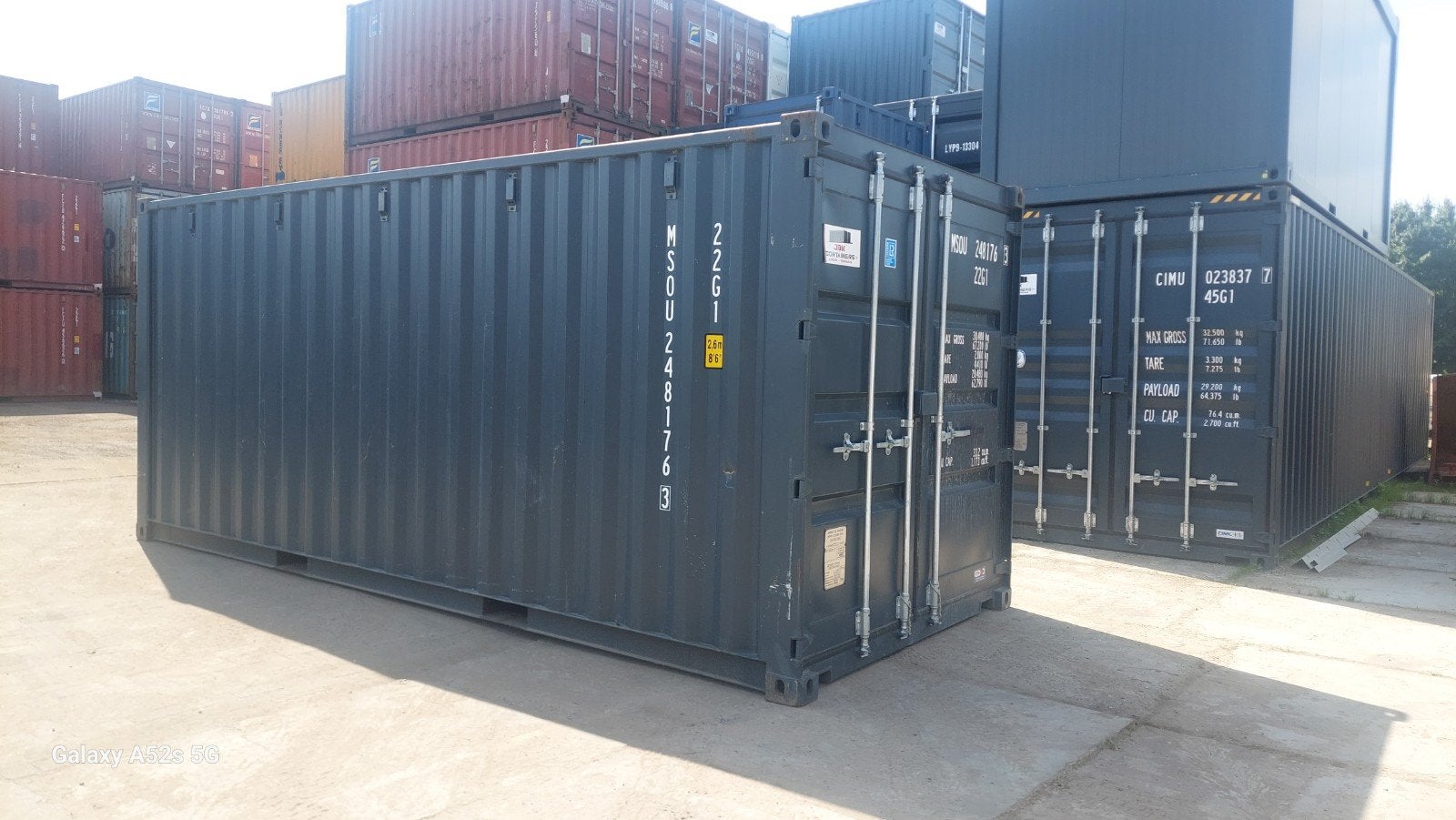 Zeecontainer 20 ft A-kwaliteit met stelling, Ophalen of Verzenden