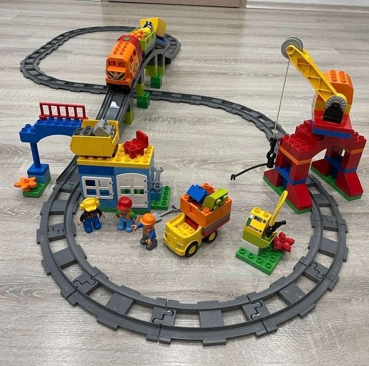 Duplo 10508 - Deluxe Elektrische trein | GARANTIE, Kinderen en Baby's, Speelgoed | Duplo en Lego, Gebruikt, Ophalen of Verzenden