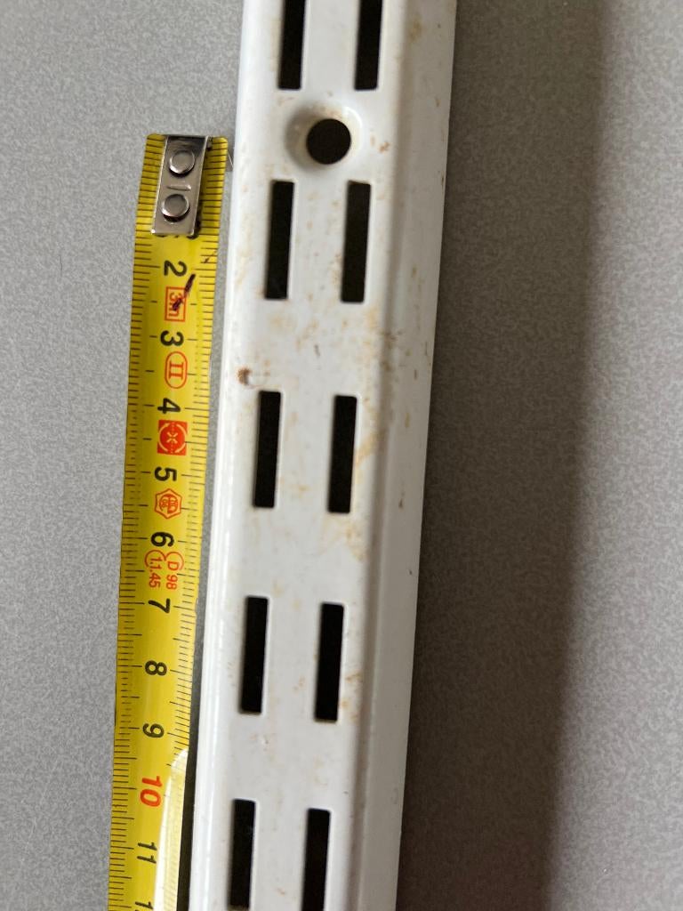 Plankendragers wandrails F-systeem 24 cm wit, Geen, Geen, Ophalen of Verzenden, Zo goed als nieuw