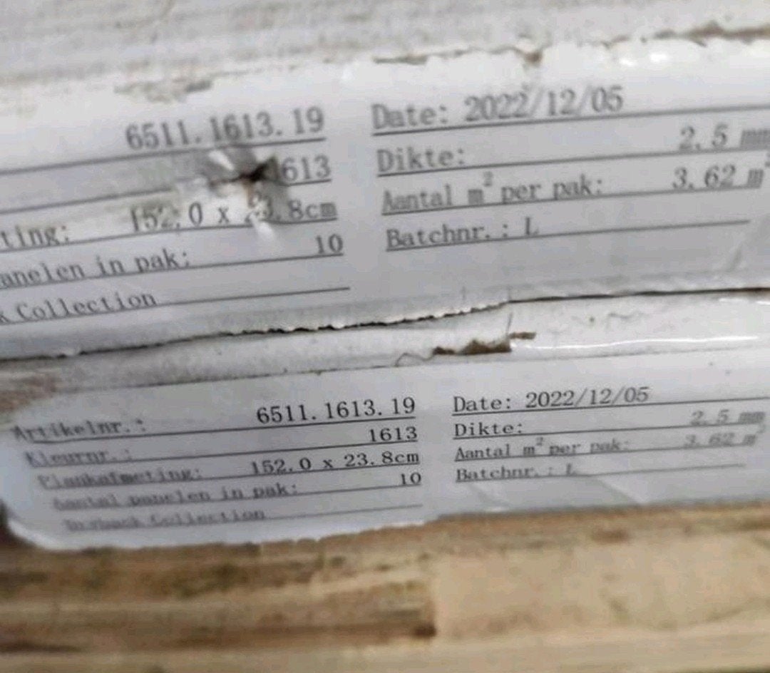 Cotap pvc vloer kleur 1613 7.24m2, Huis en Inrichting, Ophalen, Nieuw, Overige typen