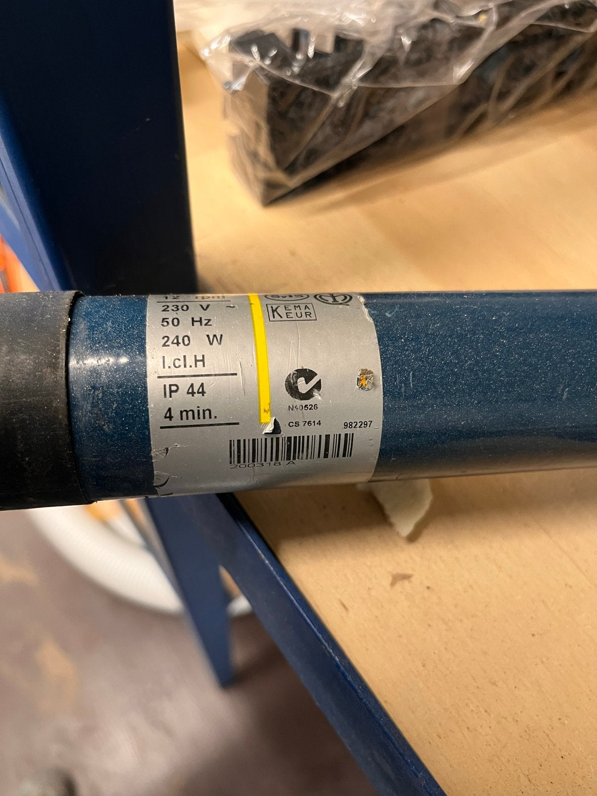 Somfy Rolluikmotor Vectran 50/12 LT50 en Mariner 40/17 LT50, Gebruikt, Overige kleuren, Ophalen of Verzenden, Minder dan 100 cm