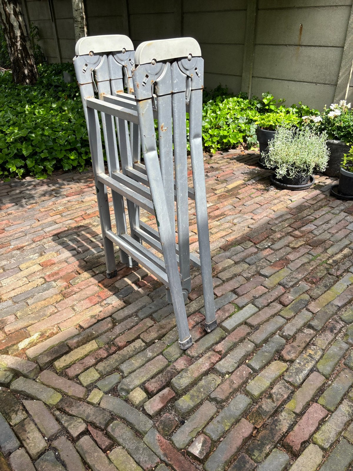 Gebruikte opvouwbare trap / ladder - handig en compact, Doe-het-zelf en Verbouw, Ladders en Trappen, Ophalen, Gebruikt, Trap, Opvouwbaar of Inschuifbaar