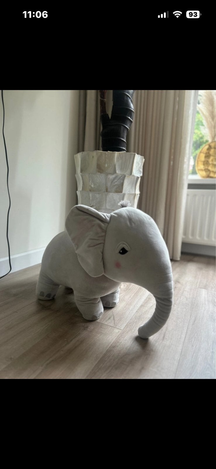 Grote olifant (h&m), Ophalen, Zo goed als nieuw, Olifant