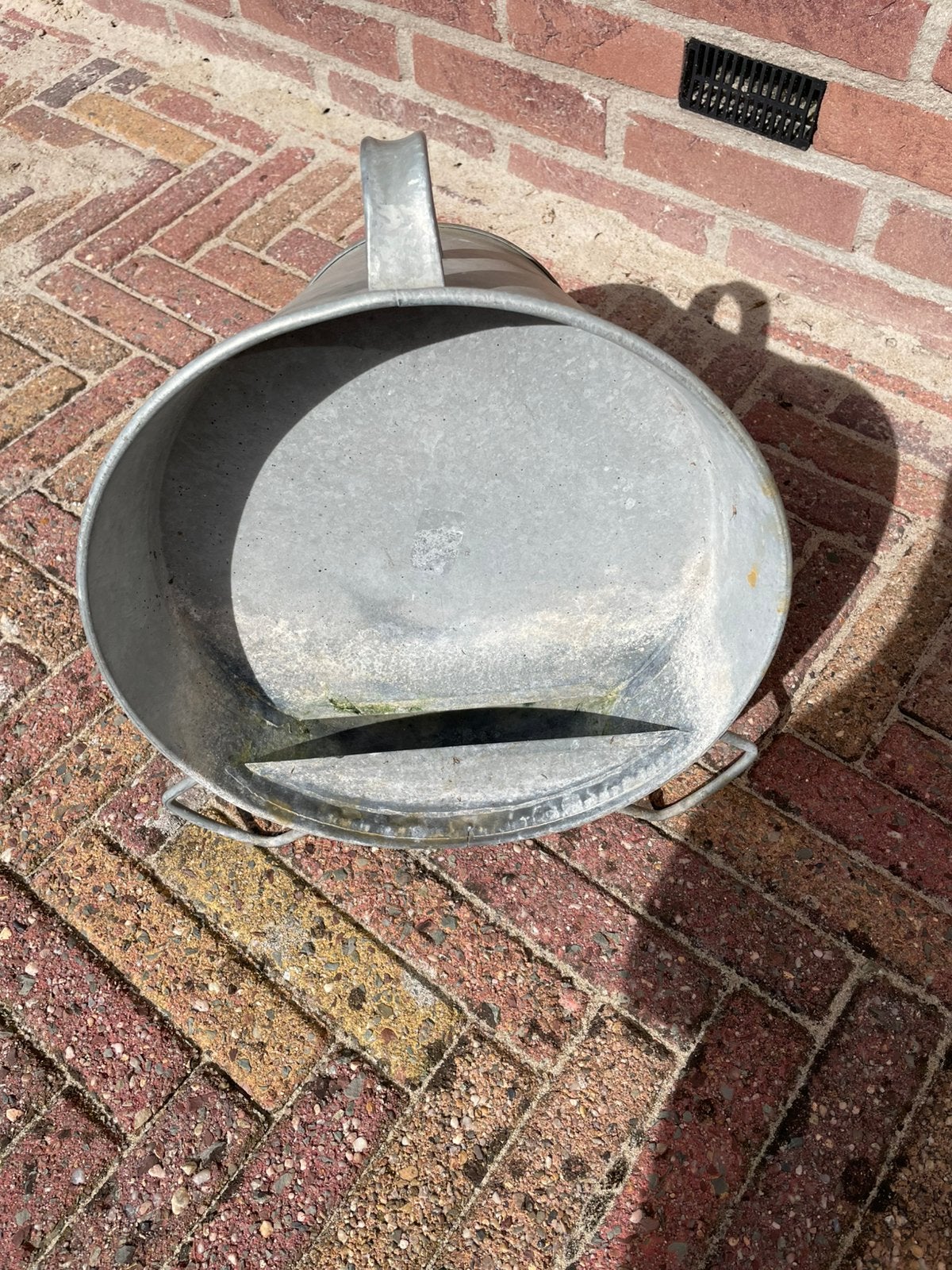 Zinken drinkemmer voor kippen/pluimvee, Ophalen, Zo goed als nieuw, Drinken en Voederen