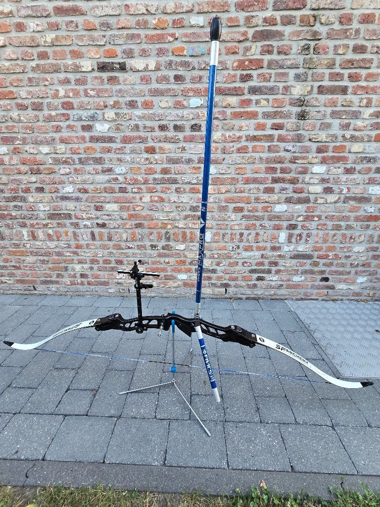 Complete boogset jeugd rechtshandig, Ophalen, Zo goed als nieuw, Recurveboog