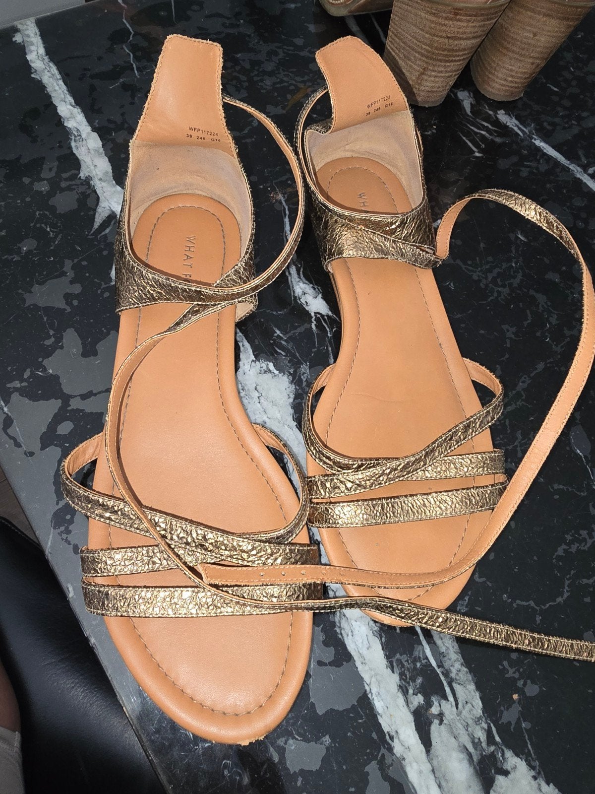 dames sandalen merk What for, Kleding | Dames, Overige kleuren, What for, Zo goed als nieuw, Sandalen of Muiltjes