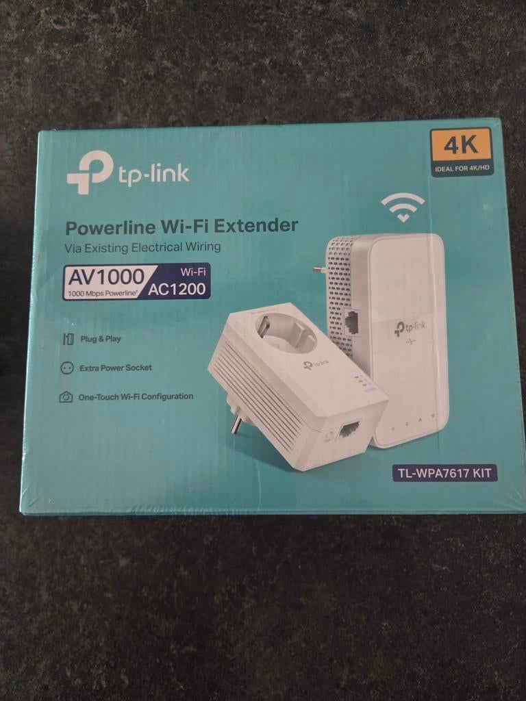 TP-Link Powerline WiFi Extender AV1000 Kit, Ophalen of Verzenden, Nieuw, TP-Link