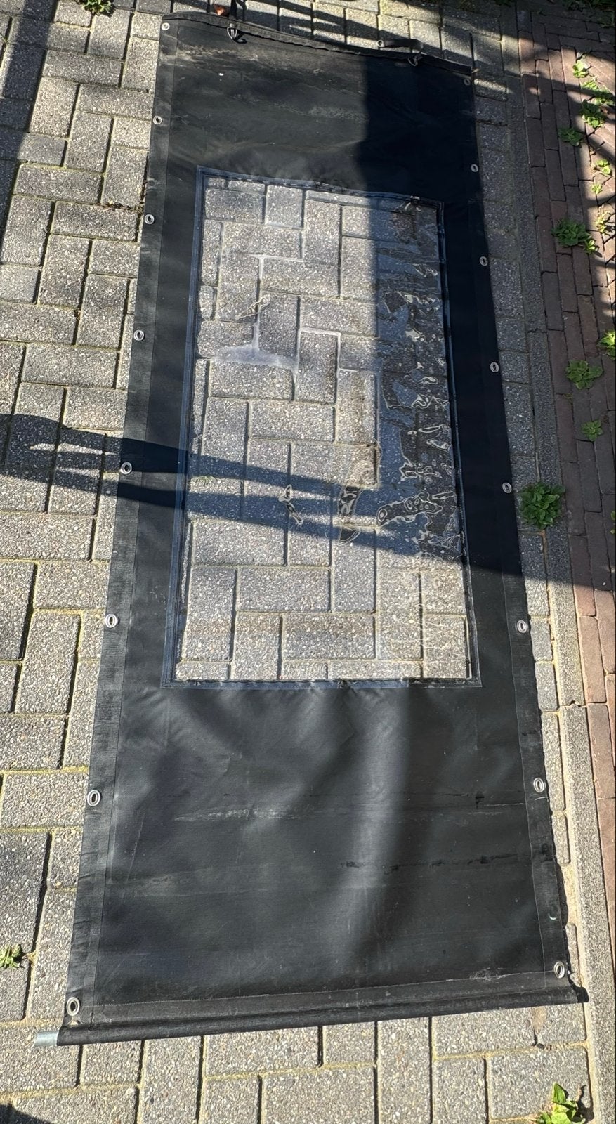 Zeil met ramen voor veranda, Tuin en Terras, Ophalen, Gebruikt, Overige typen, Minder dan 4 meter