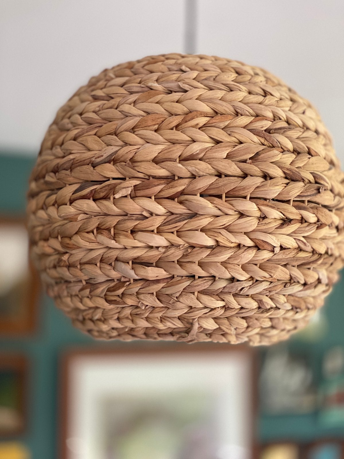 Hanglamp Dutchbone Hana Banana 2 stuks, Ophalen, Natuurlijk materiaal, E27 (groot), Zo goed als nieuw
