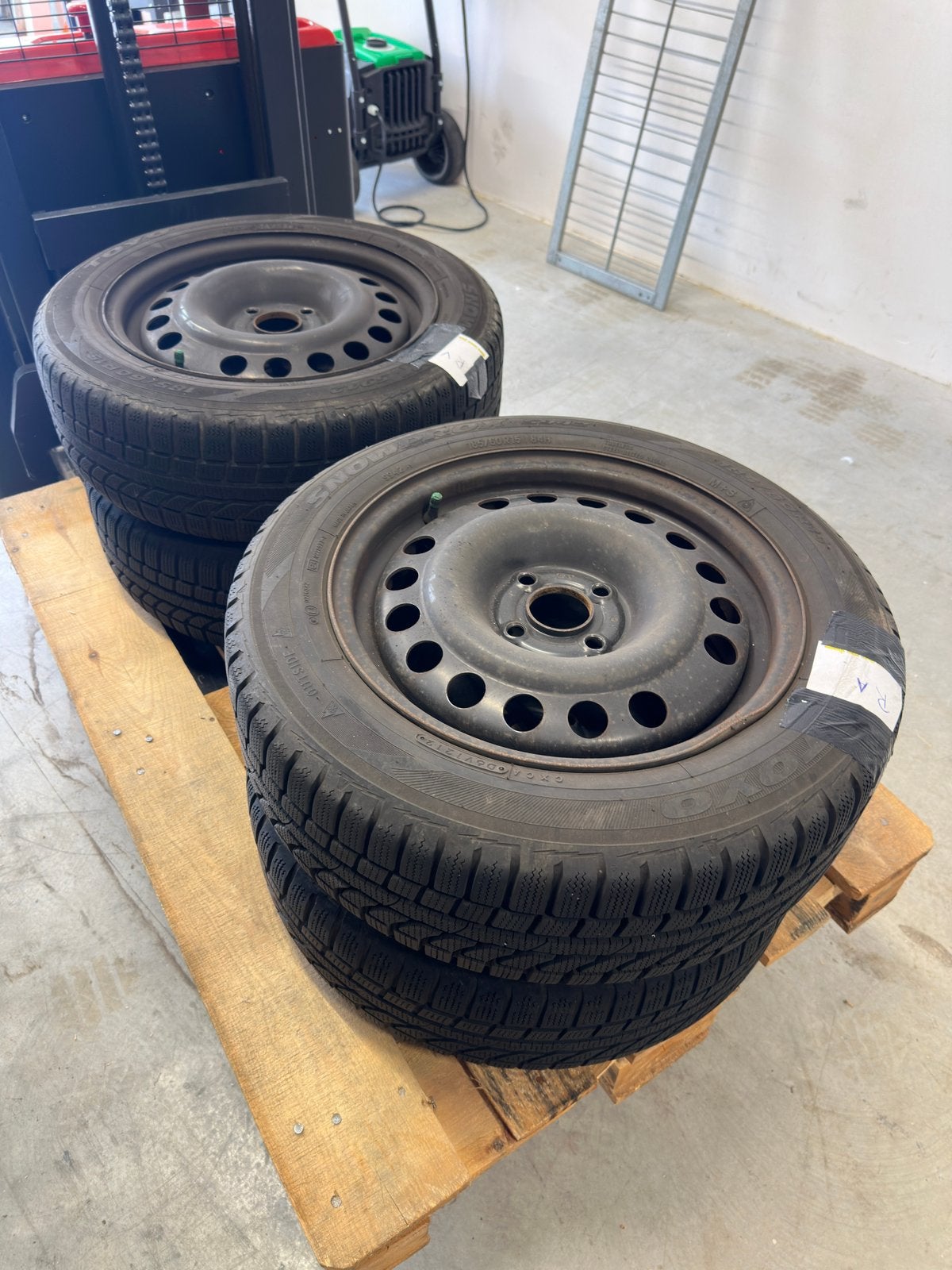 Winterbanden velgen set Opel 185 60 15, Auto-onderdelen, 15 inch, Banden en Velgen, 185 mm, Winterbanden
