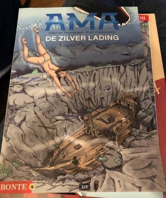 de zilver lading ama bonte k5, Eén stripboek, Ophalen of Verzenden, Zo goed als nieuw