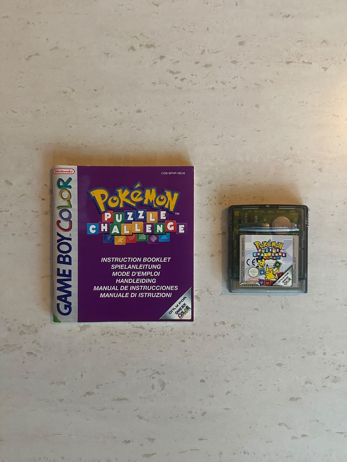 Pokémon Puzzle Challenge GBC incl. handleiding Werkend!, Ophalen, Zo goed als nieuw, Game Boy Advance