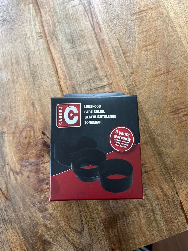 Caruba Zonnekap voor camera - Nieuw in doos, Ophalen of Verzenden, Nieuw, Overige merken