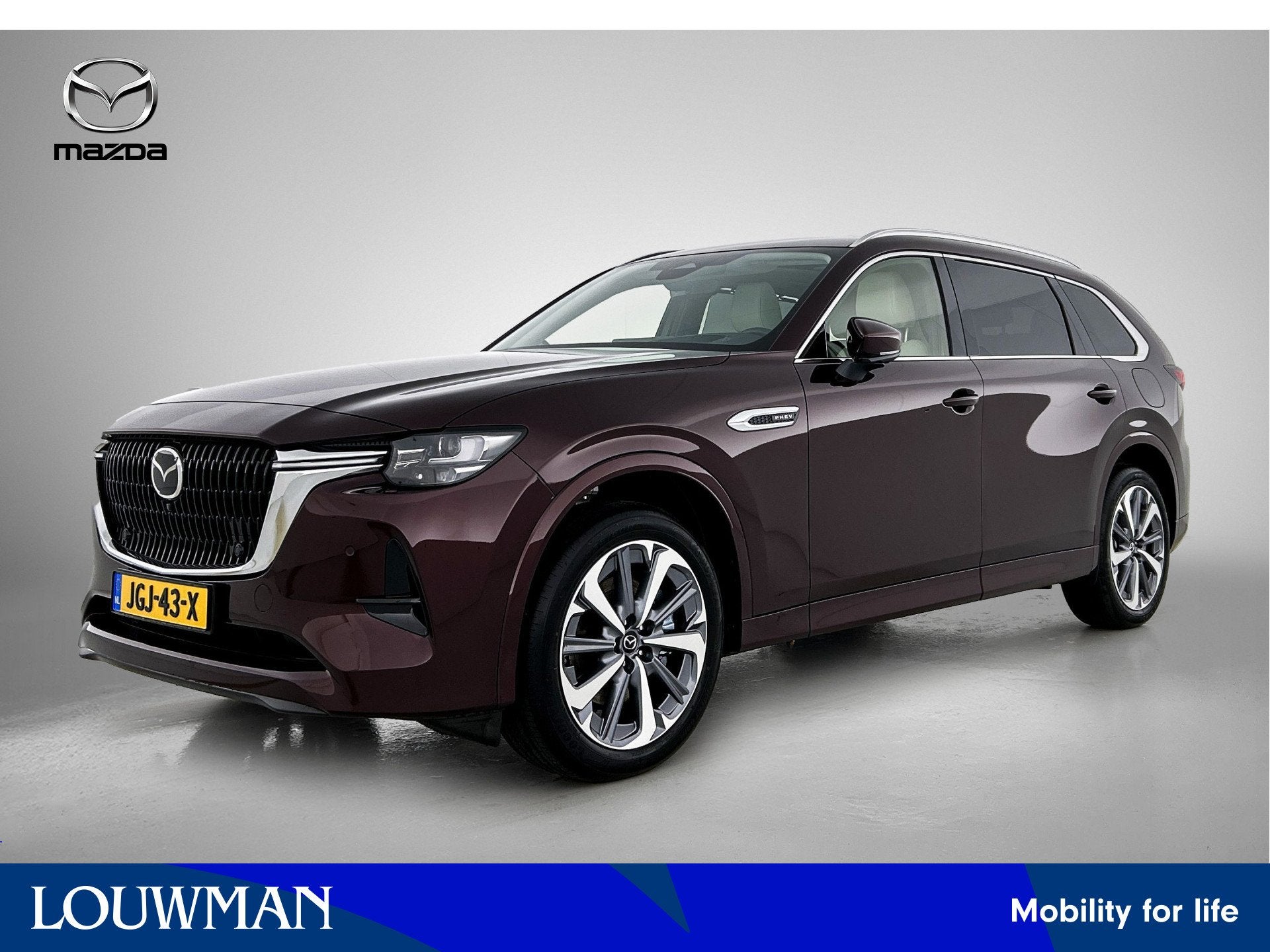 Mazda CX-80 2.5 e-SkyActiv PHEV Takumi Plus 6p Company car |, Auto's, Mazda, Automaat, 12 maanden, 4 cilinders, CX-80