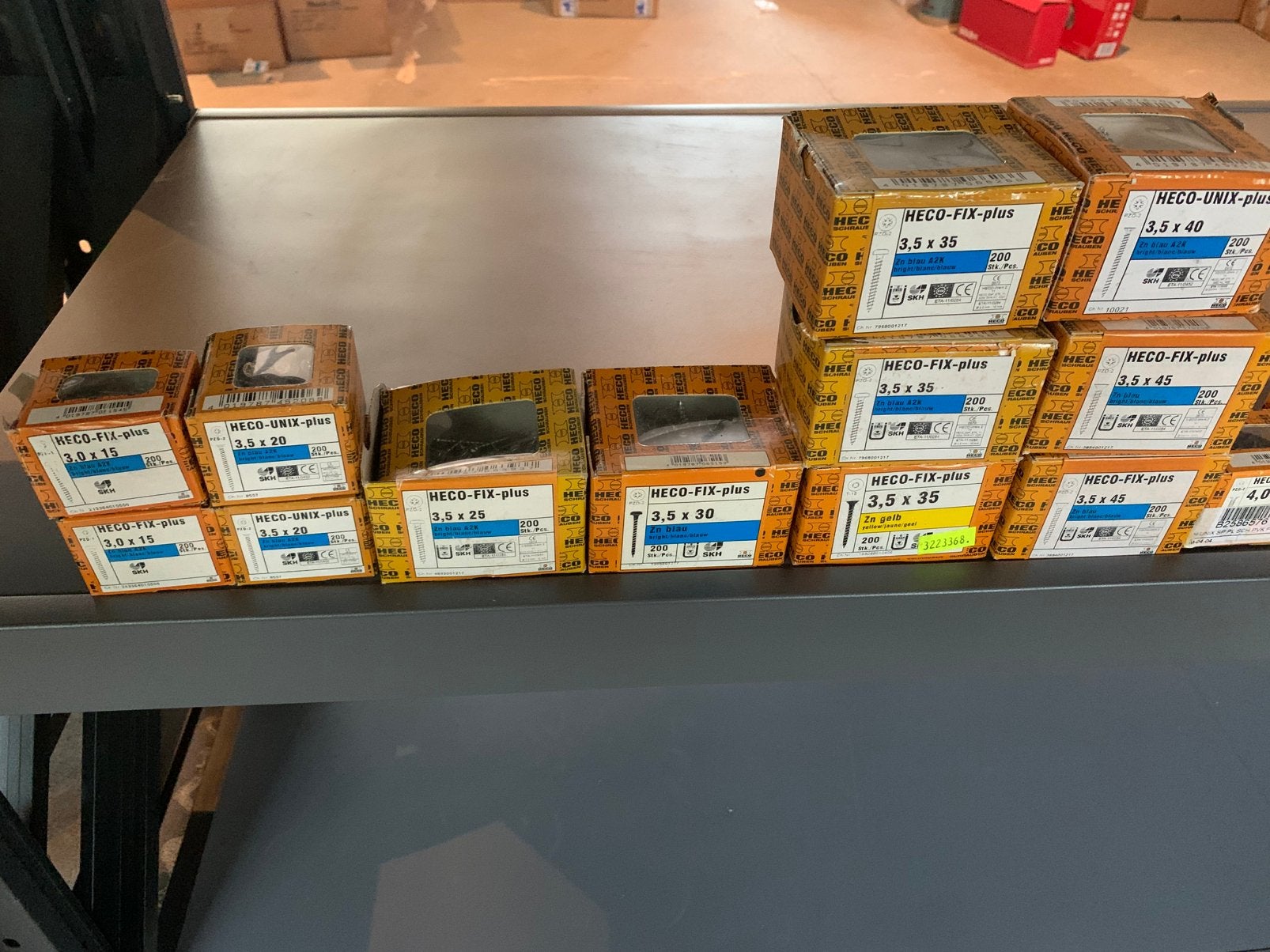 RESTPARTIJ HECO SCHROEVEN – 30 DOZEN, Doe-het-zelf en Verbouw, 50 tot 100 mm, Heco, Heco, Schroeven