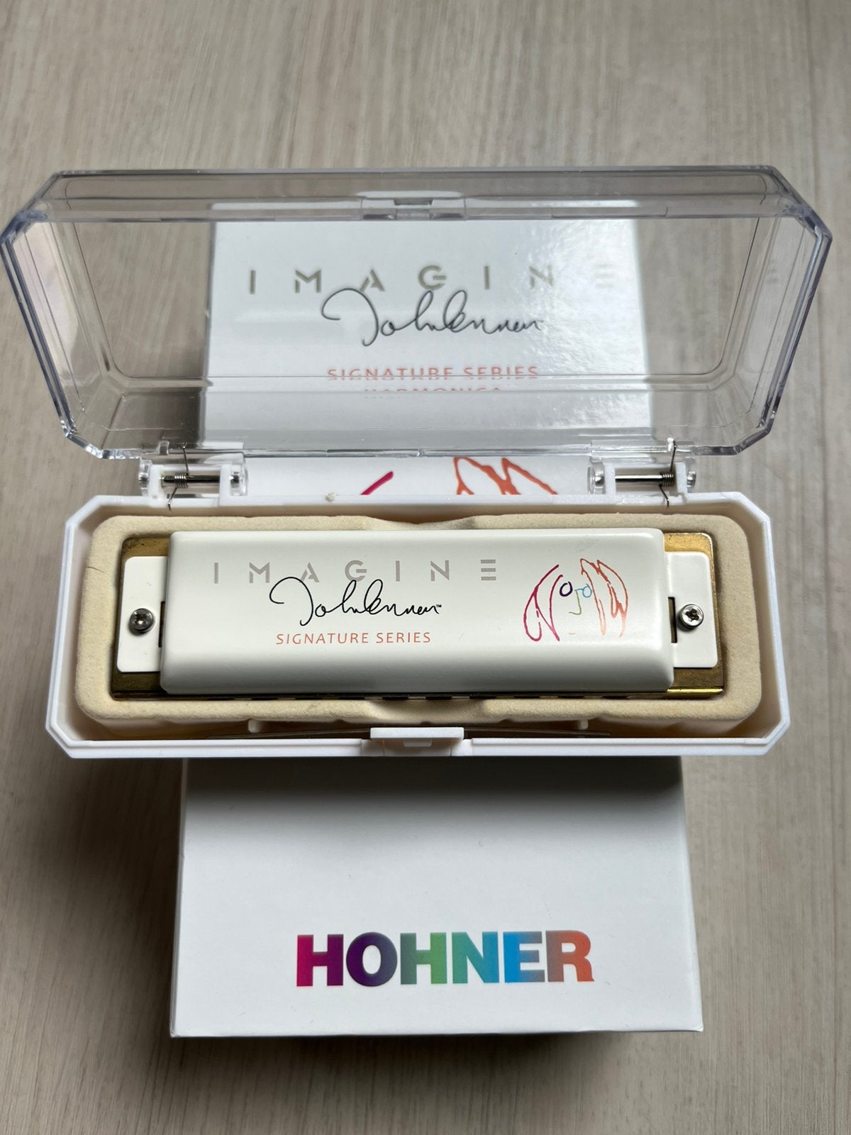 Hohner John Lennon Mondharmonica, Muziek en Instrumenten, Ophalen of Verzenden, Zo goed als nieuw, C-mondharmonica