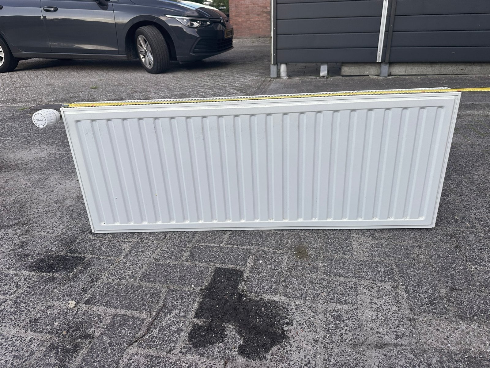 Witte radiator 120x45 cm, Ophalen, 30 tot 80 cm, Radiator, Zo goed als nieuw
