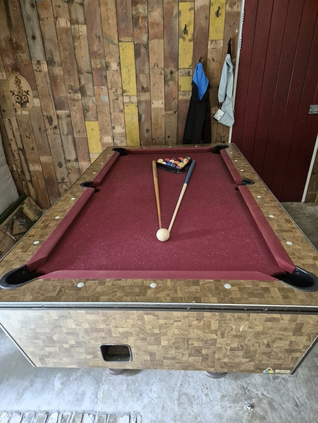 Nette Senator Pooltafel inc. hefwagen, Ophalen of Verzenden, Gebruikt, Pooltafel