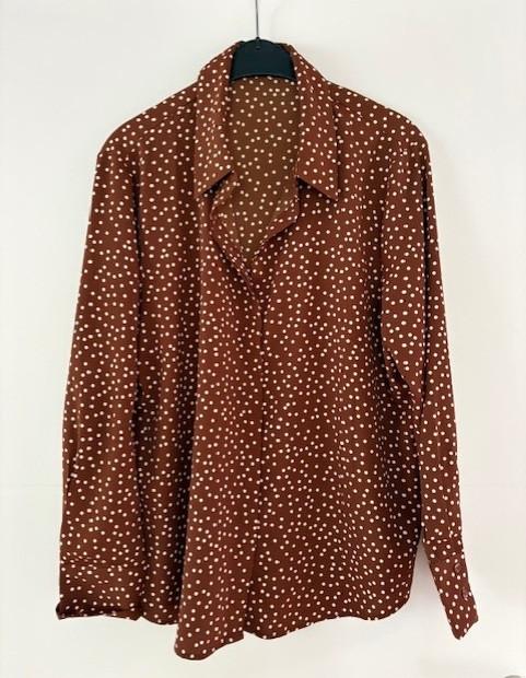 Mango blouse XL NIEUW, Bruin, MNG, Maat 42/44 (L), Nieuw