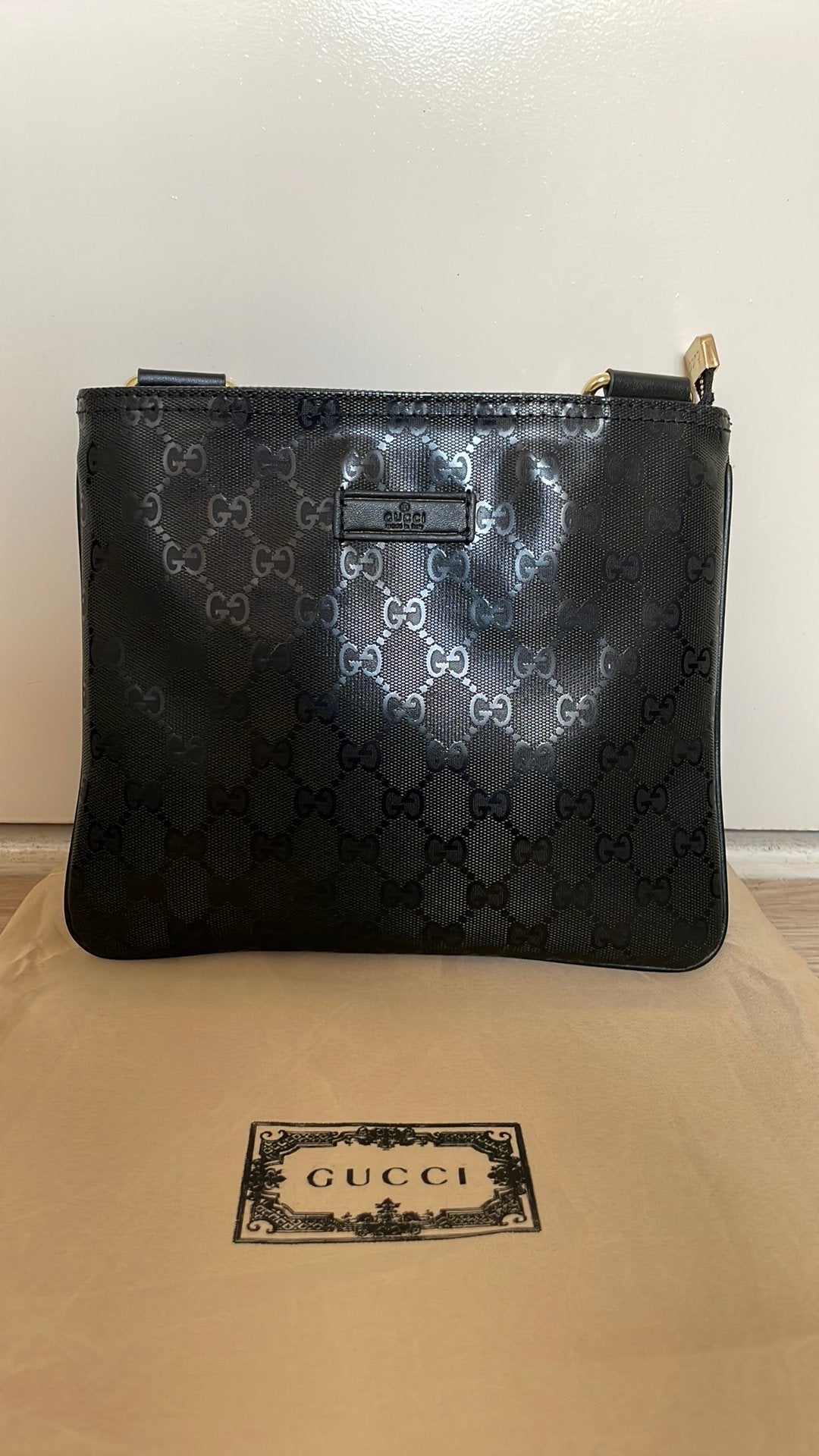 Gucci tas zwart, Ophalen, Zo goed als nieuw, Zwart, Schoudertasje