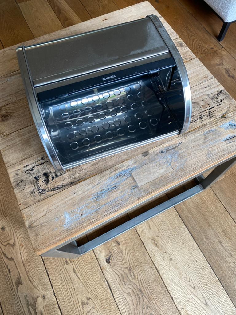 Brabantia Broodtrommel - RVS, Ophalen of Verzenden, Gebruikt