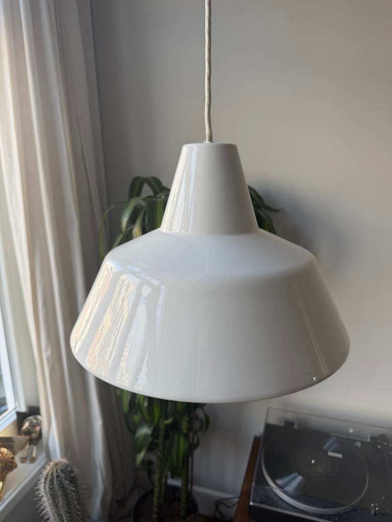 Vintage Louis Poulsen Fabrikslamp Ø35, Ophalen of Verzenden, Zo goed als nieuw, Minder dan 50 cm