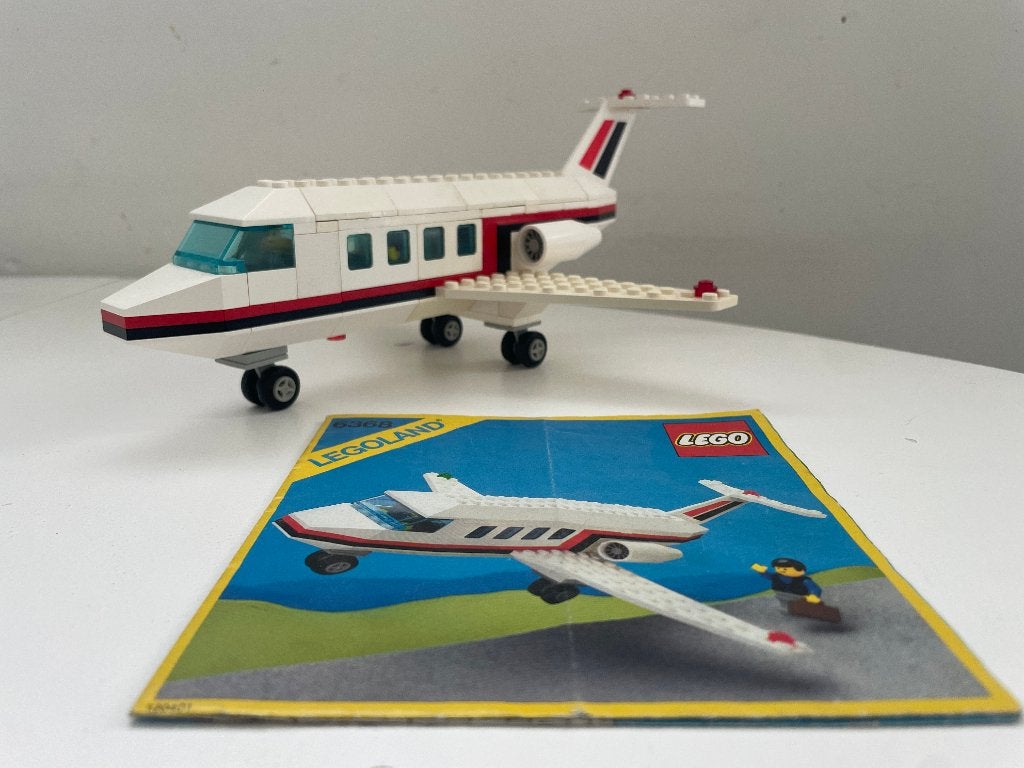 Legoland 6368 vliegtuig - jet airliner, Kinderen en Baby's, Inclusief instructies, Gebruikt, Lego, Ophalen of Verzenden