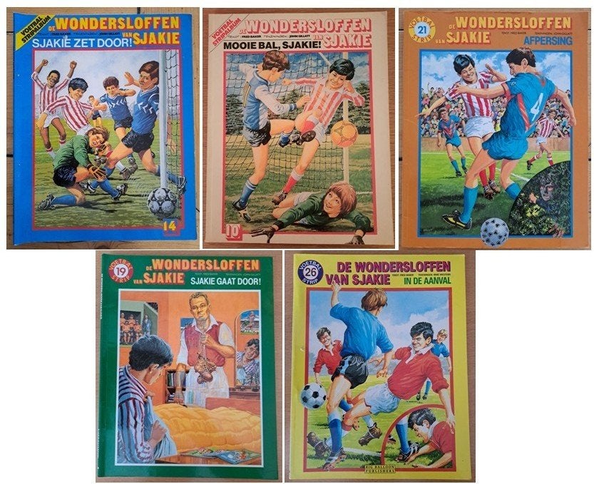 DE WONDERSLOFFEN VAN SJAKIE, Meerdere stripboeken, Ophalen of Verzenden, Gelezen, Fred Baker