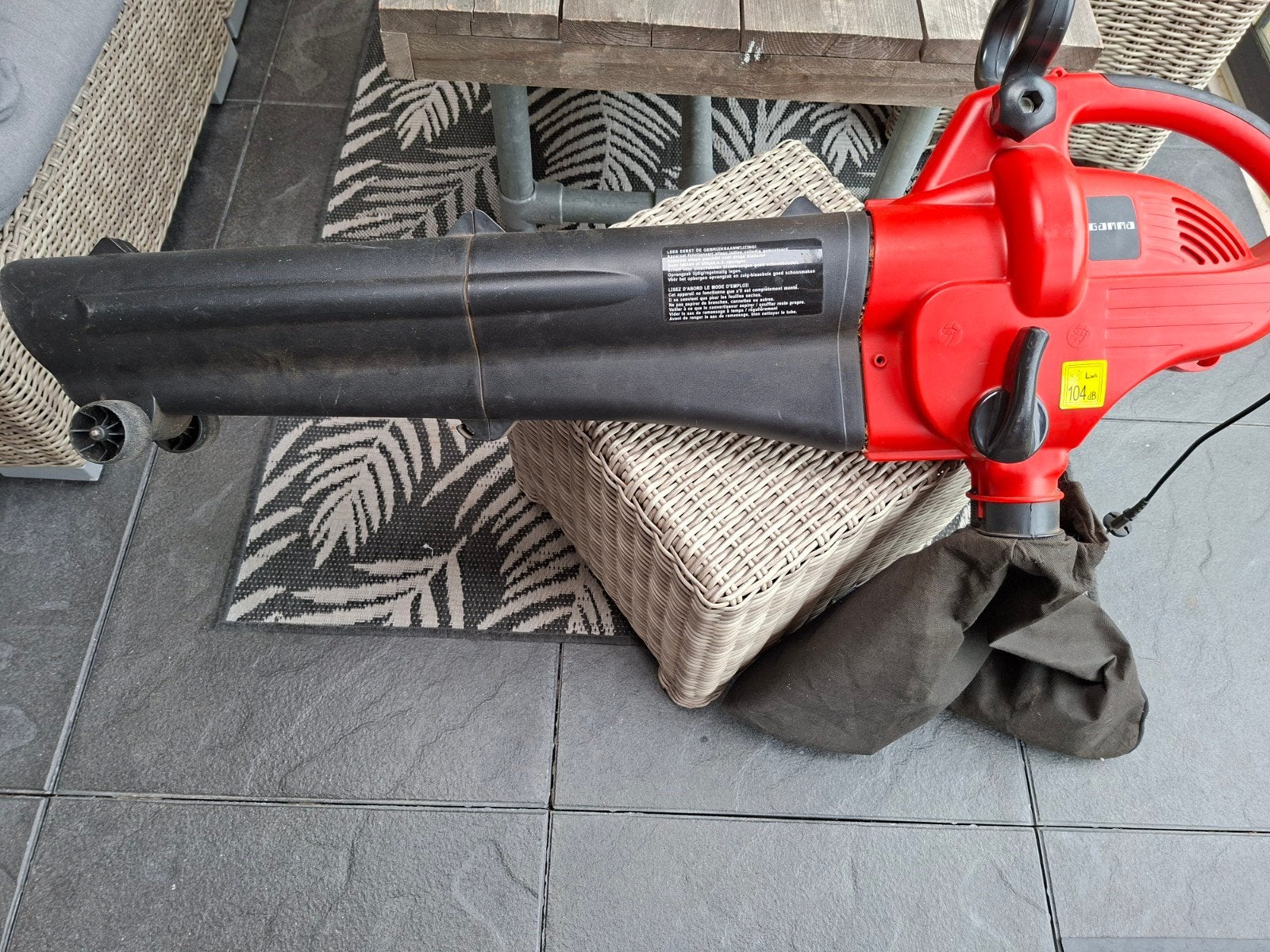 Te koop bladblazer, Ophalen, Elektrisch