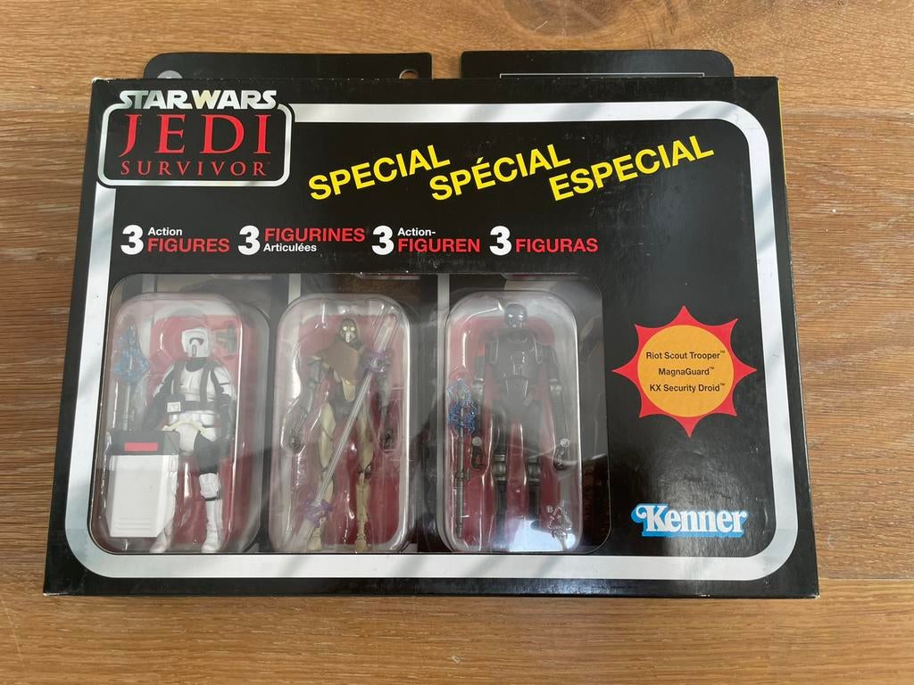 Star wars vintage collection 3 figuren jedi survivor, Verzamelen, Ophalen of Verzenden, Zo goed als nieuw, Actiefiguurtje