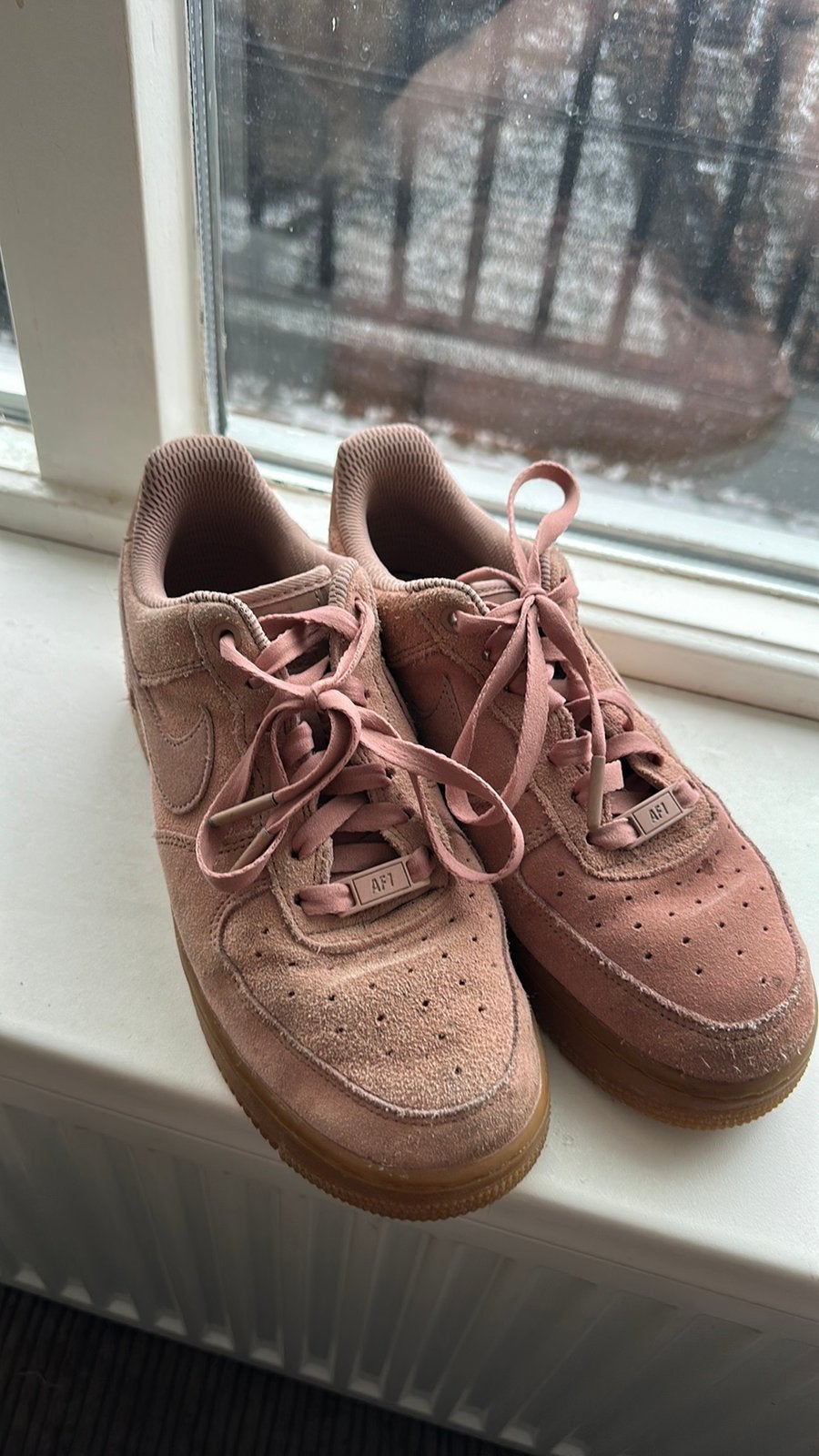 Nike air force 1 maat 38,5, Ophalen of Verzenden, Gedragen, Wit, Sneakers of Gympen