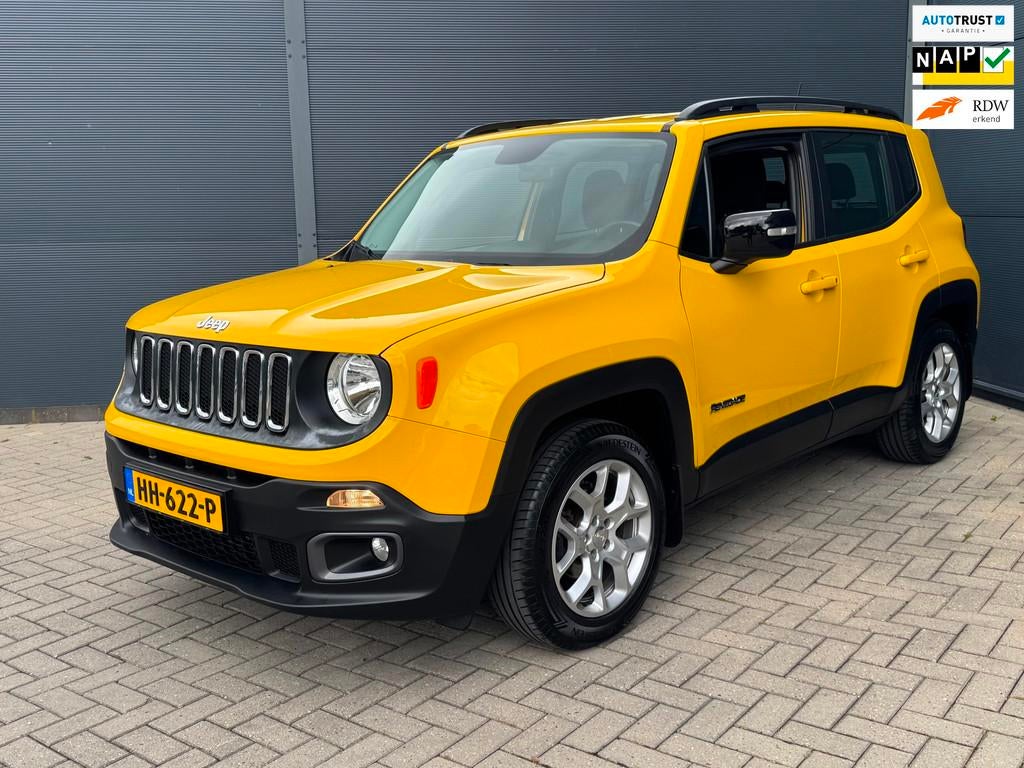 Jeep Renegade 1.4 MultiAir Longitude / Navi / Nap, Auto's, Jeep, Bedrijf, Te koop, Renegade, ABS, Airbags, Airconditioning, Bluetooth