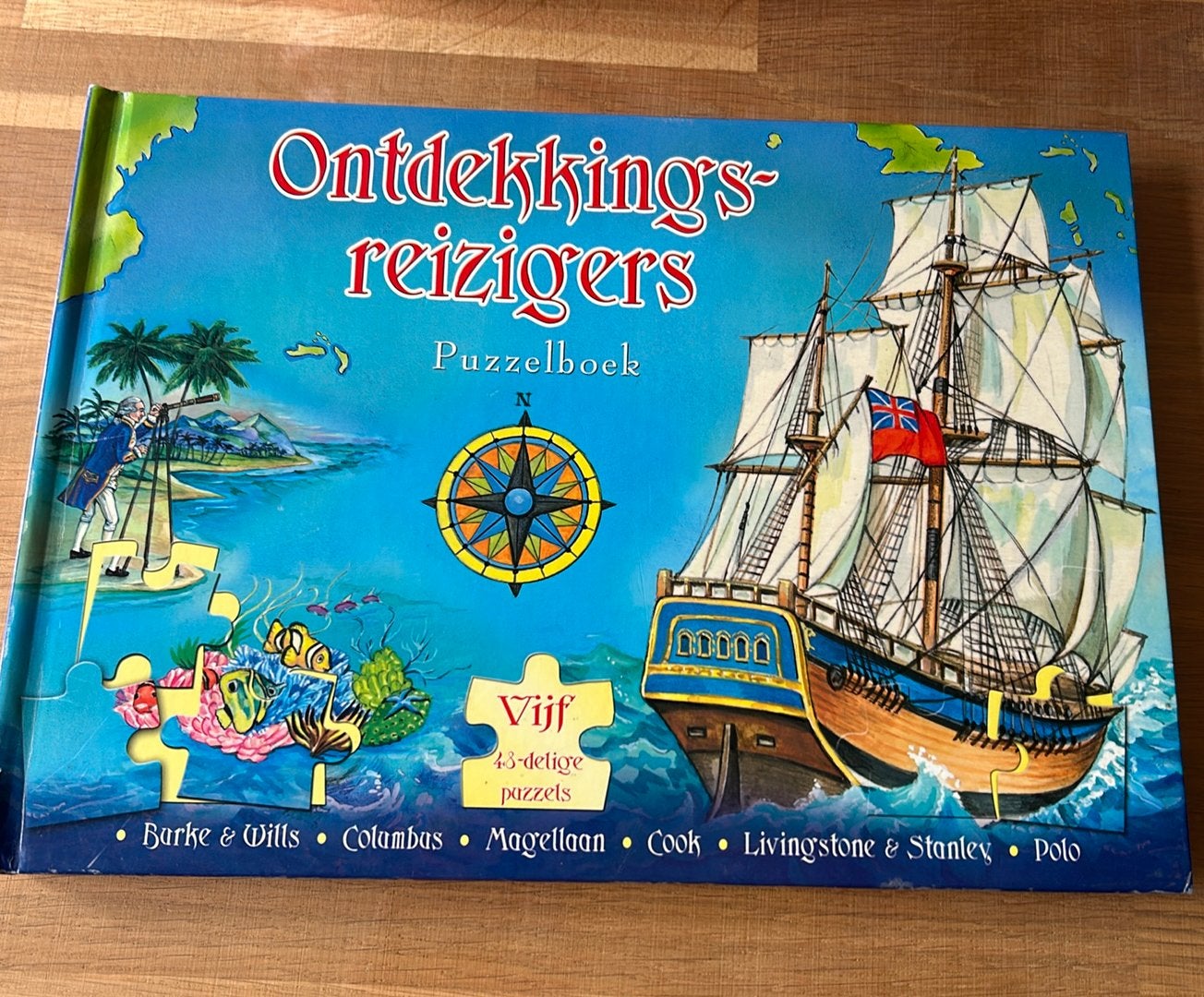 Ontdekkingsreizigers Puzzelboek, Boeken, Ophalen of Verzenden, Zo goed als nieuw, Non-fictie