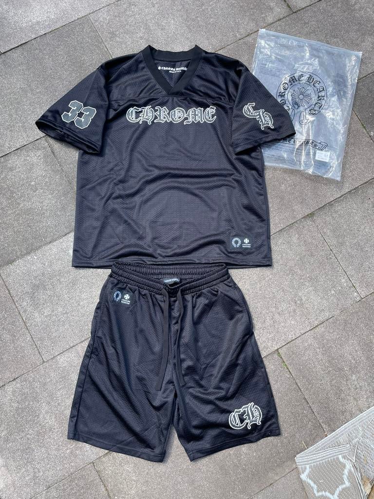 Chrome hearts mesh set, Kleding | Heren, Ophalen of Verzenden, Zo goed als nieuw, Maat 48/50 (M), Zwart