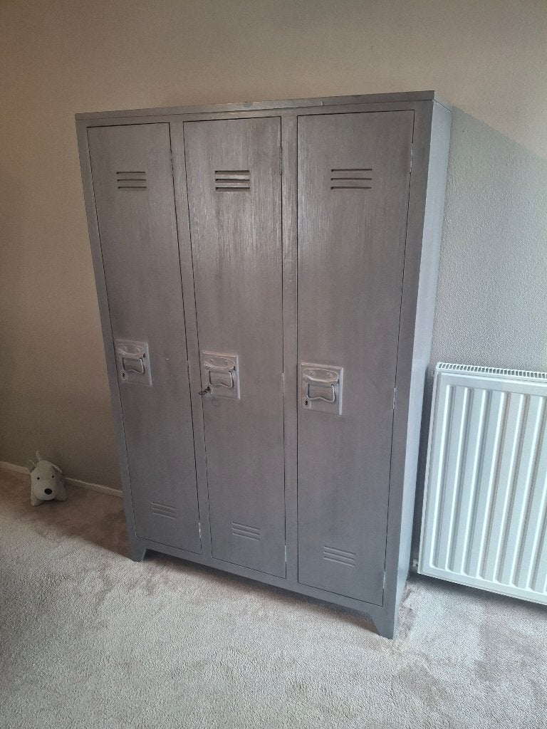 HKliving houten lockerkast Loods 5, Ophalen, Gebruikt, Industrieel