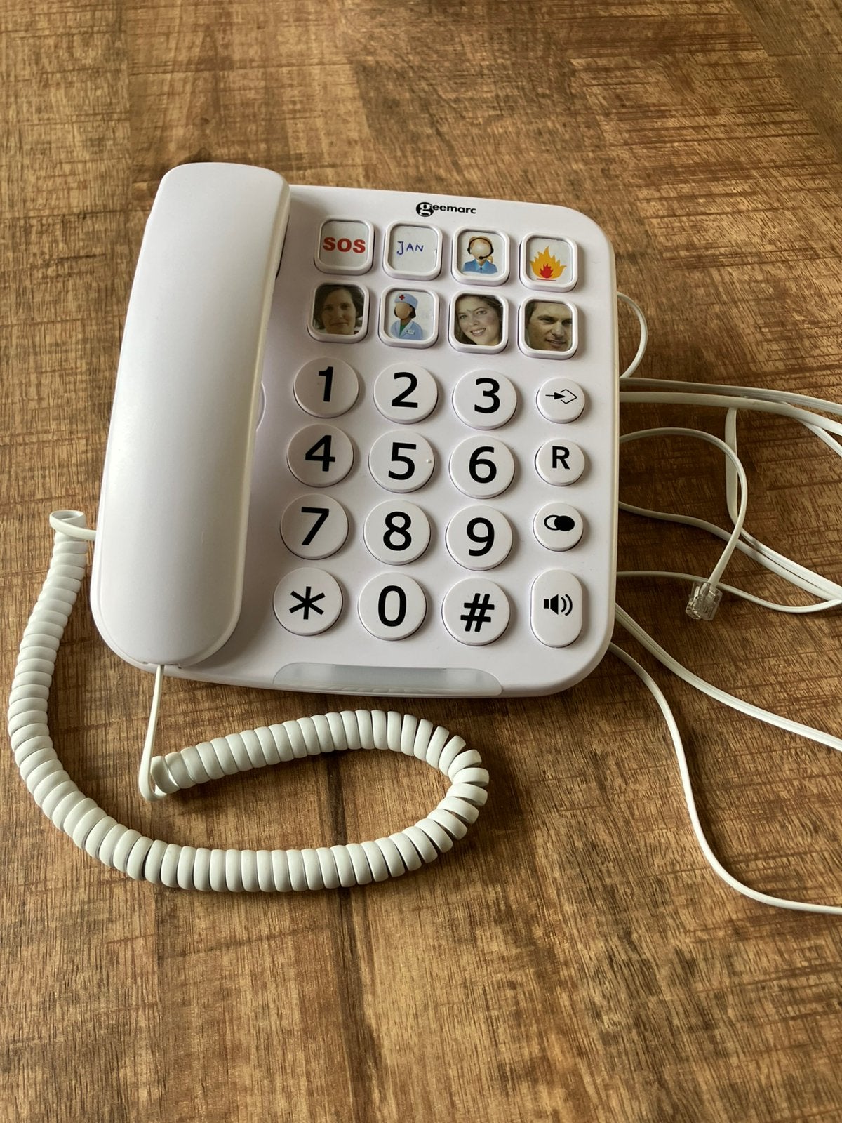 Geemarc PhotoPHONE110 senioren dementie telefoon, Ophalen of Verzenden, Zo goed als nieuw, 1 handset