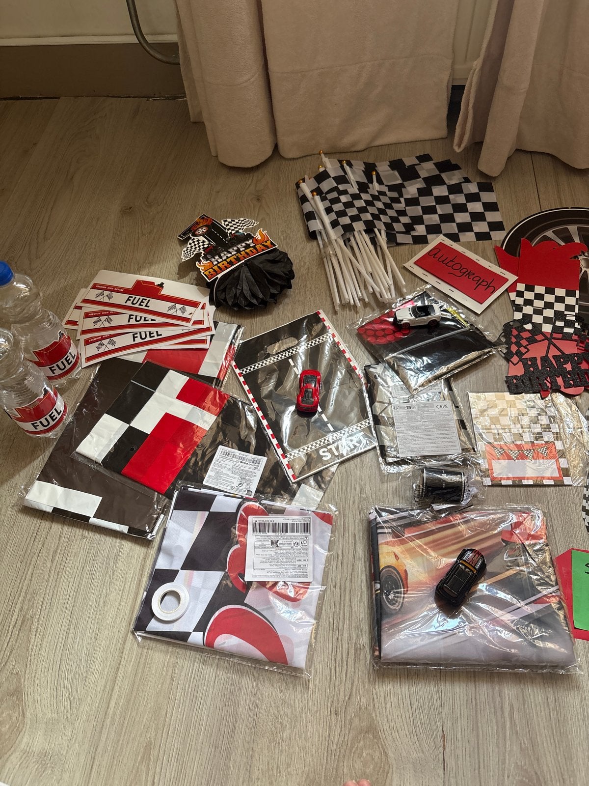 Complete Auto Race Verjaardag Versiering Set, Ophalen, Nieuw, Versiering, Verjaardag